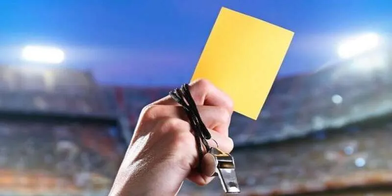 Kèo thẻ phạt với thẻ vàng trong trận đấu